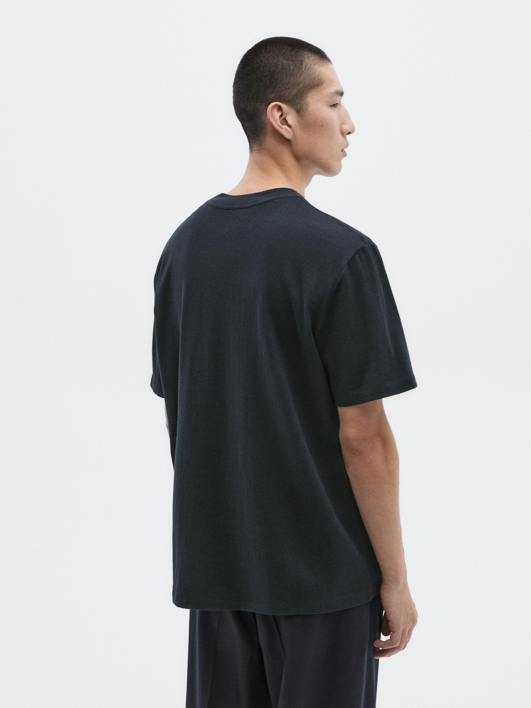 T-shirt manches courtes en coton mélangé - LIMITED